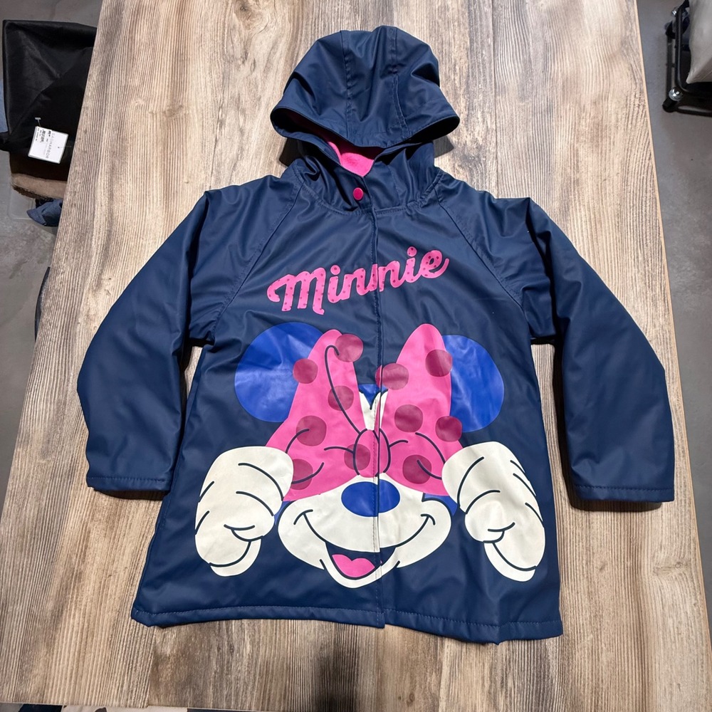 Kidcore Western Chief Minnie Mouse Rain Jacket Navy Pink Minnie Dotty Playwear 5